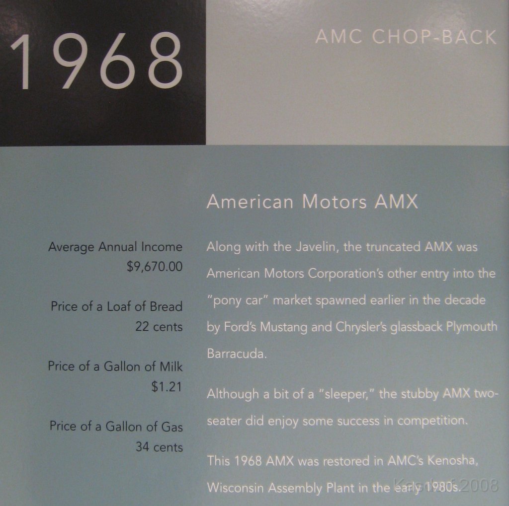Chrysler Walter - Car Museum 2008 0524.jpg - A visit to the Walter P Chrysler museum located on the grounds of the sprawling Chrysler complex in Auburn Hills Michigan. A great collection of Chrysler brands through the years, AMC, Dodge, Willys, and others.